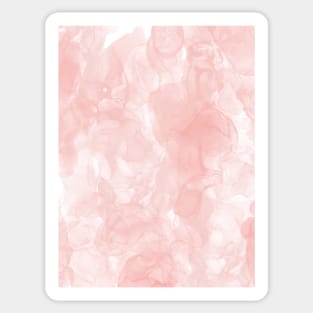 Blush Pink Smoke Abstract Sticker